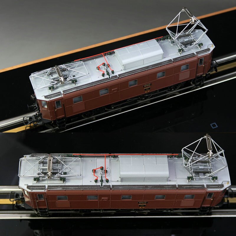 Train Model HO 1/87 European ROCO AE3/6 Digital Sound Swiss SBB Second-generation Historical Electric Locomotive Rail Car