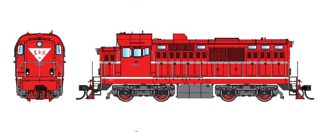 Train Model 1/87 HO DFH5 Dongfanghong 5 Type Hydraulic Transmission Diesel Locomotive Rail Car Toy Gift