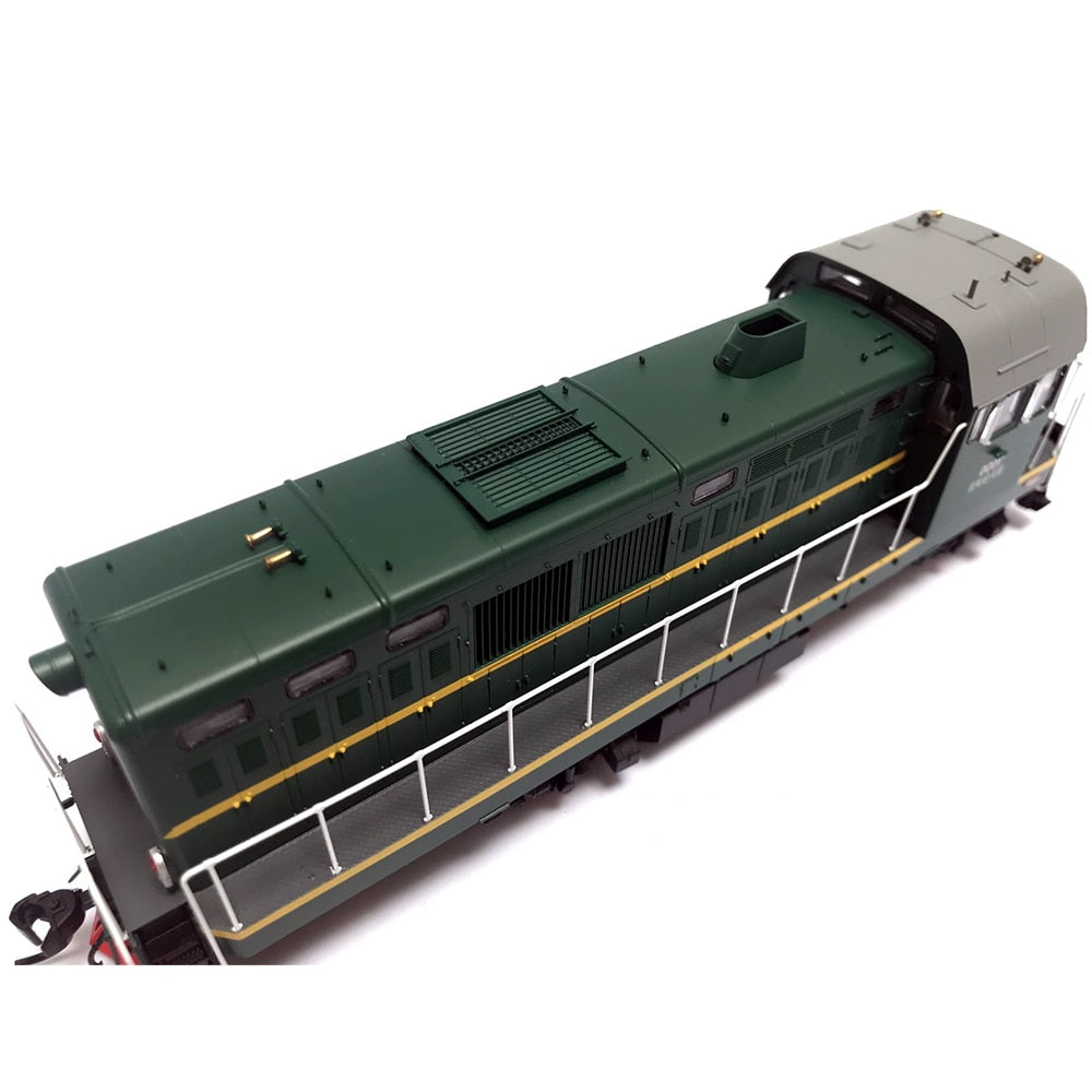 Train Model 1/87 HO DFH5 Dongfanghong 5 Type Hydraulic Transmission Diesel Locomotive Rail Car Toy Gift