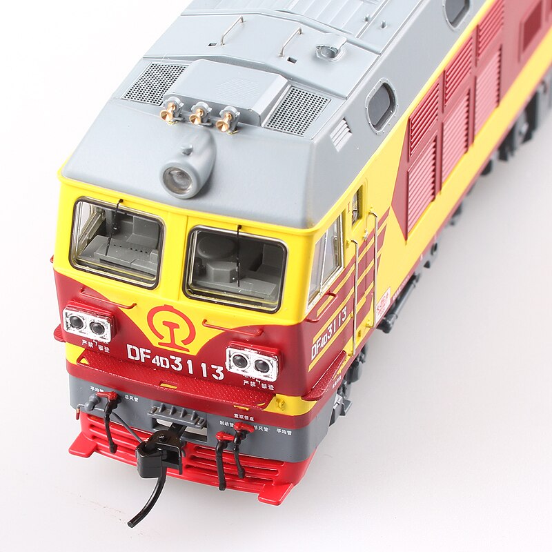 New Train Model HO 1/87 Simulation Dongfeng 4D Quasi-high-speed Diesel Locomotive DF4D Rail Car Hot Wheels