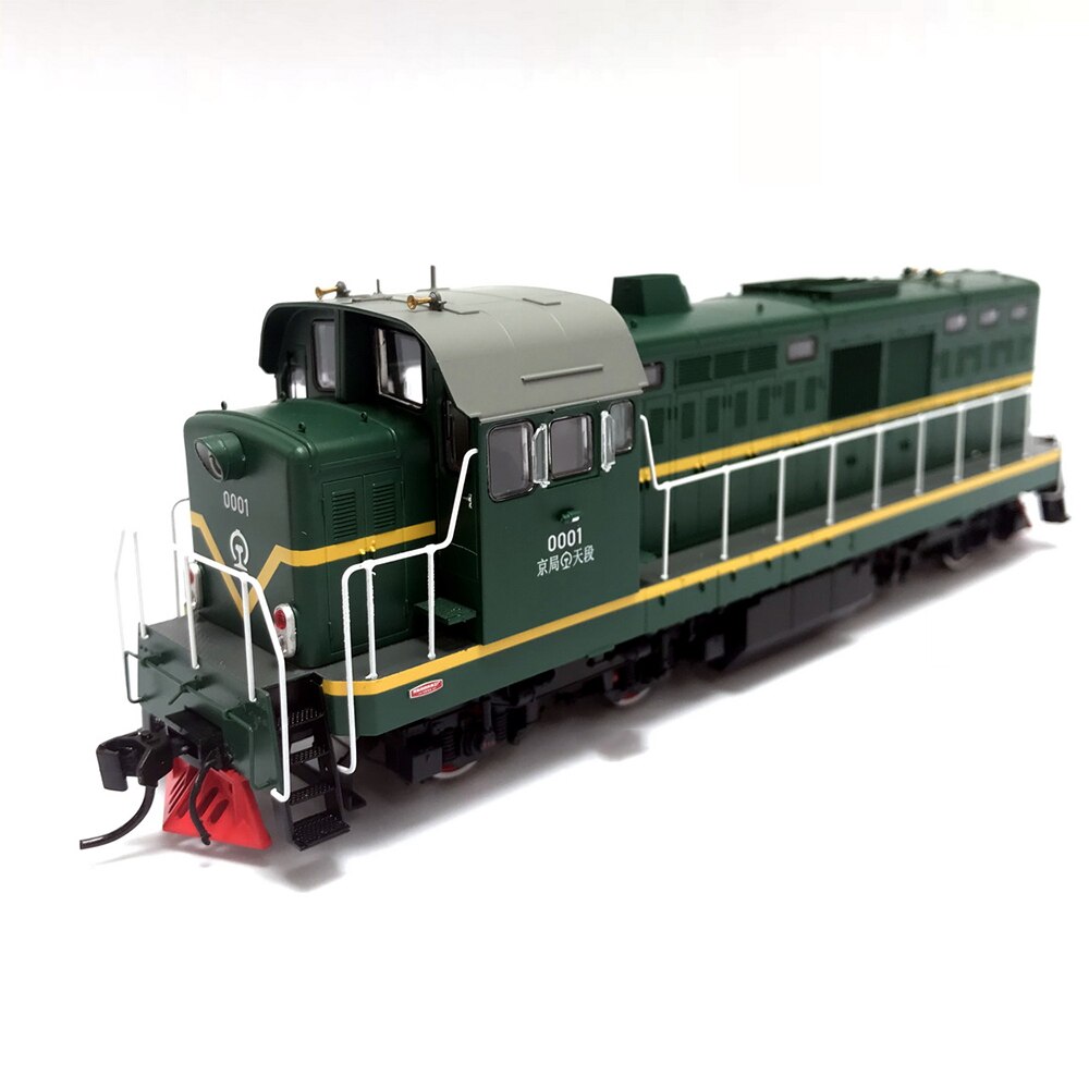 Train Model 1/87 HO DFH5 Dongfanghong 5 Type Hydraulic Transmission Diesel Locomotive Rail Car Toy Gift