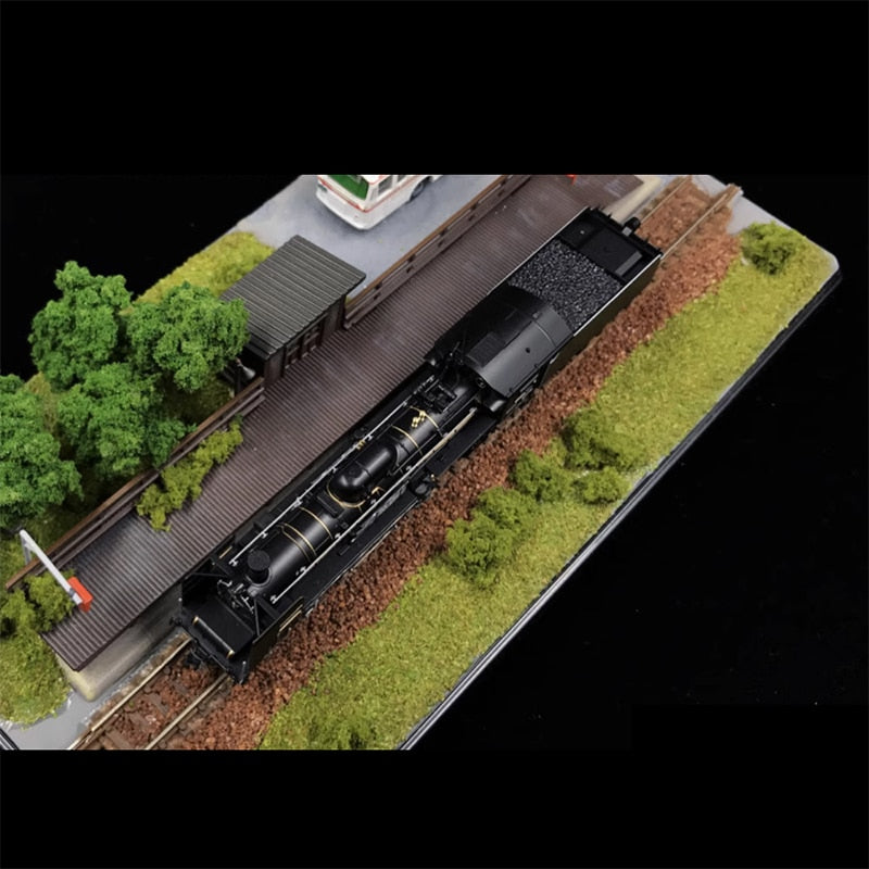 KATO 1/150 N-type Simulation Steam Locomotive Train Model 2024-1 SL C57 Steam Locomotive Rail Car No. 1 Model Toy