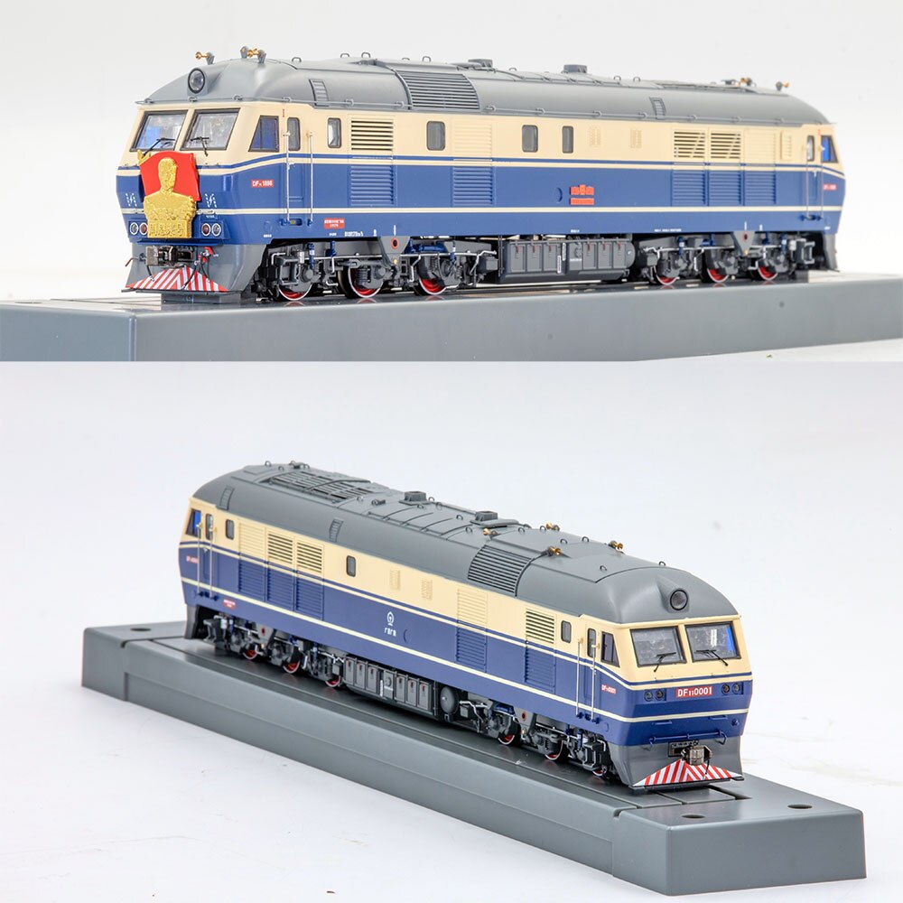 Train Model HO Scale 1:87 Dongfeng 11 Diesel Locomotive DF11 Train Model Rail Car Toy