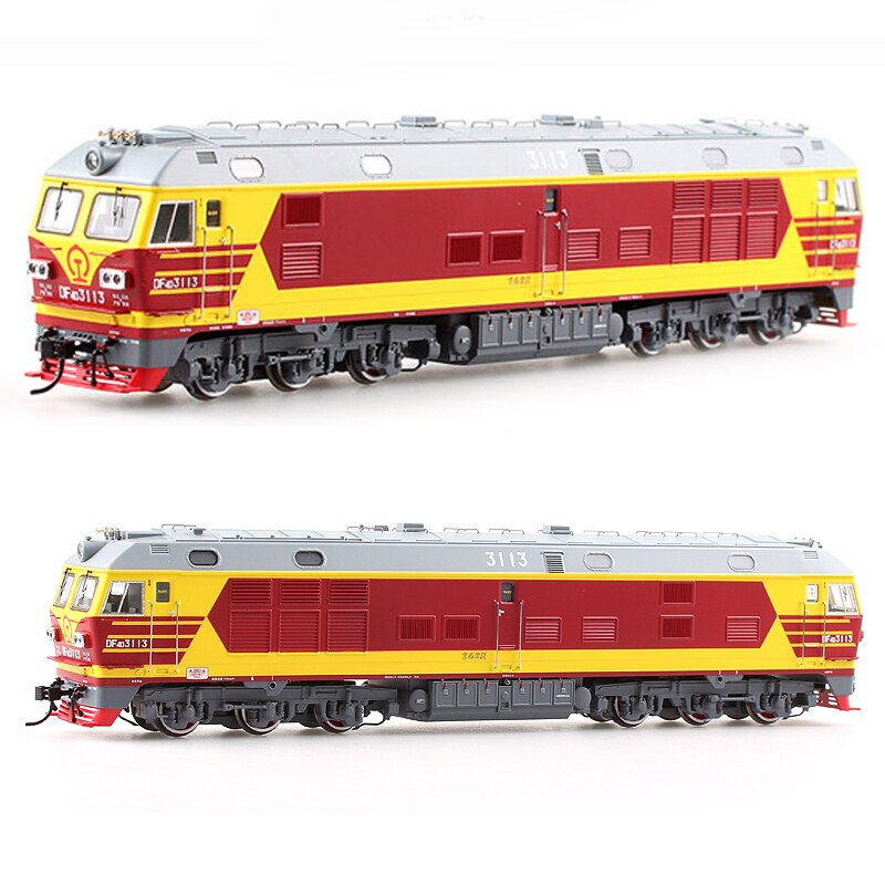 New Train Model HO 1/87 Simulation Dongfeng 4D Quasi-high-speed Diesel Locomotive DF4D Rail Car Hot Wheels